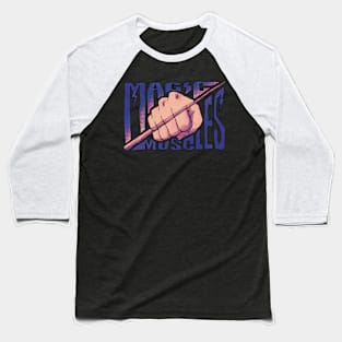 Mashle Magic and Muscles Mash Fist x Wand with Cool Streetwear Graffiti Black Line Baseball T-Shirt